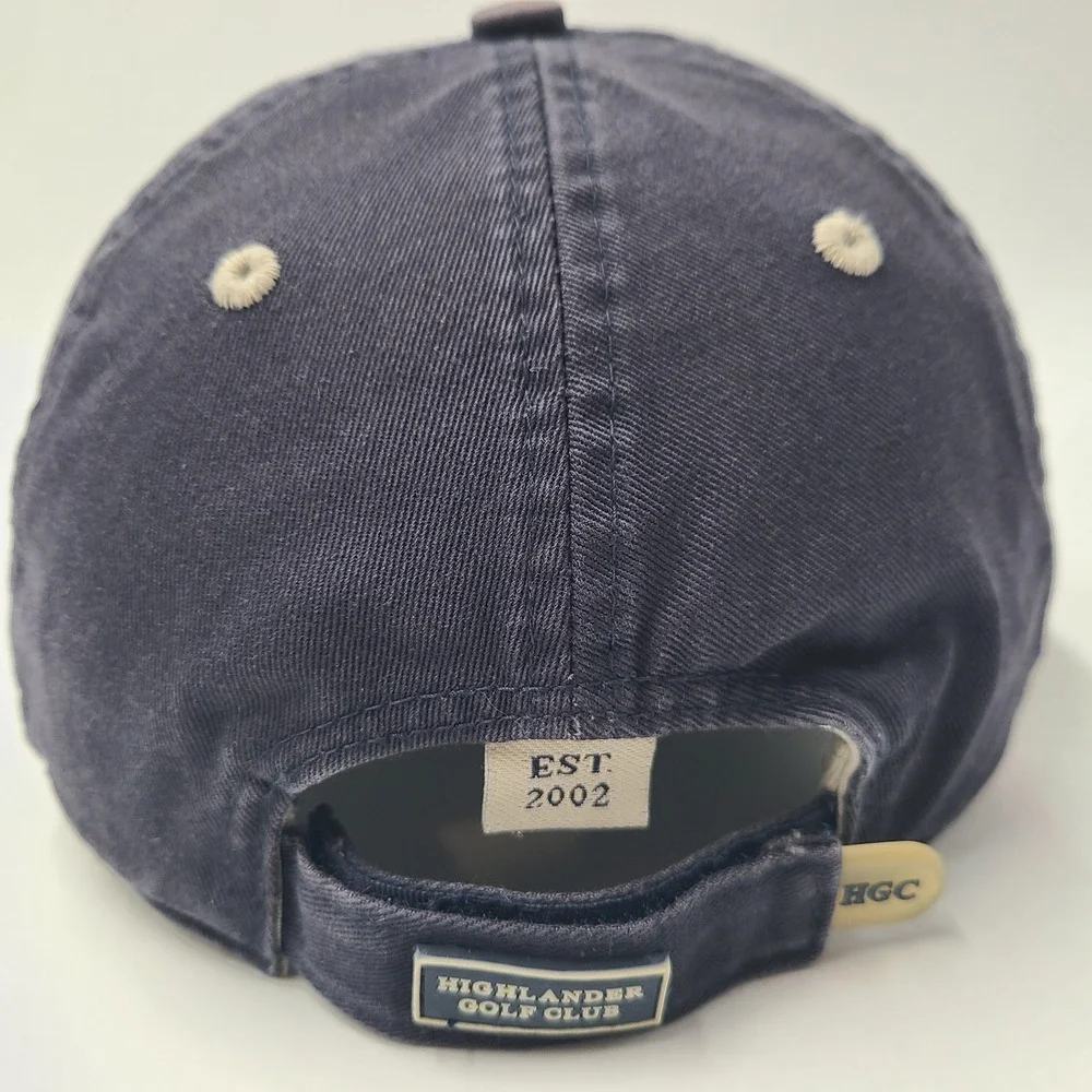 Highlander‎ Golf Club Hat Adjustable Blue Page & Tuttle Course Wenatchee WA Men